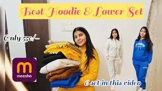 Meesho *Winter Hoodie & Lower Set* haul 👍🥰 Amazing haul forever 👌