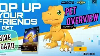 I Collected All Digimon Rewards in Free Fire! Agumon Pet + Exclusive Items