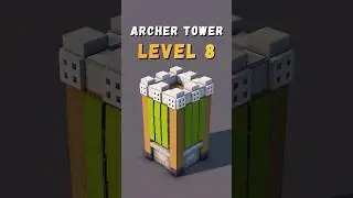 Archer Tower Upgrade Inspired by Clash of Clans! 🏰 #minecraft #clashofclans