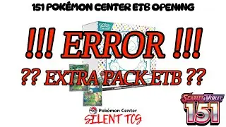 ETB ERROR!!? EXTRA PACK IN MY ETB??! - Scarlet & Violet 151 Pok&eacute;mon Center Elite Trainer Box Opening