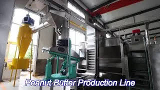 automatic peanut butter processing plant  peanut butter production line peanut butter line