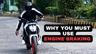 Why You Must Use Engine Braking || It slows your bike faster 👍