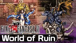 Final Fantasy VI Pixel Remaster | World of Ruin | 100% Exploration | Walkthrough No Commentary