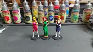 Preparing & Painting 3D Printed Characters (For Slot Car Tracks)
