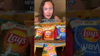 NEW LAY&rsquo;S GLOBAL FLAVORS REVIEW 🌎 #lays #chips #foodreview