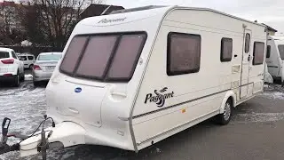 Обзор прицепа-дачи, каравана Bailey Pageant Vendee 4-5 мест, 2003г с отдельным душем и туалетом
