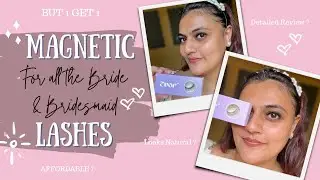 Magnetic Lashes Try-On | Do they really work ? Honest Evor Beauty lashes review | @EvorBeauty