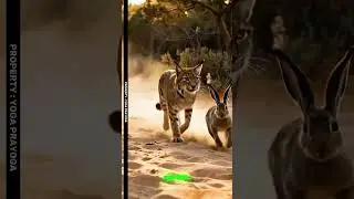 Iberian Lynx vs European Hare | Lightning Ambush | Forest Chase Fight