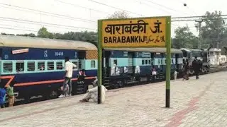 Kaifiyat Express : Barabanki Railway Station Full View Via Kaifiyat Express 🔥