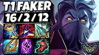 T1 Faker Kassadin vs Gragas [ MID ] Patch 13.4 Korea Challenger ✅