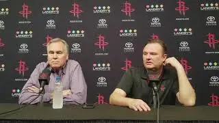 Daryl Morey & Mike D'Antoni 2018 Postseason Press Conference