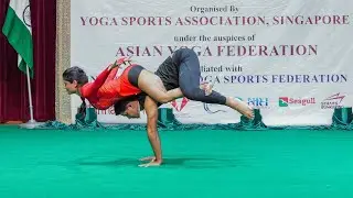 ARTISTIC PAIR YOGA DANCE (Duet) | Azad & Gouri | ASIAN YOGA CHAMPIONSHIP 2025 SINGAPORE #yogadance