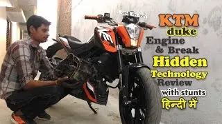 KTM DUKE 200 RC 200 Hidden secretTechnology NO ABS review engine mileage top speed & stunts in hindi