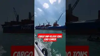 CARGO SHIP 60.000 TONS LOADING CLINKER #shorts #cargoship #maritimepilot #pelaut