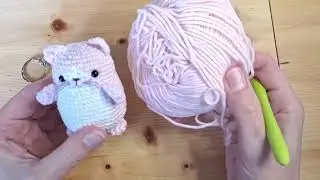 Просто надежно крепление для брелка | how to attach keychain to amigurumi #craft
