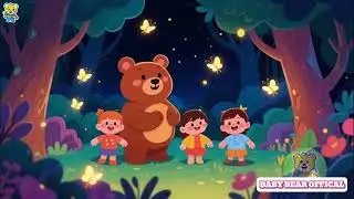 Fireflies Song for Kids 🌟 Sing-Along Nursery Rhyme | Counting & Dancing with Fireflies