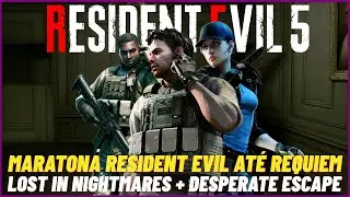 Jogando Resident Evil 5 LOST IN NIGHTMARES | MARATONA Resident Evil at&eacute; REQUIEM! agora vai!!!