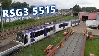 RET Metro Type RSG3 5515 bij Kleiweg Rotterdam
