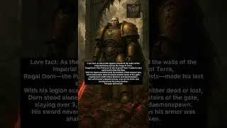 Rogal Dorn Killed 3,000 Chaos Marines ALONE | Siege of Terra #Warhammer40k #rogaldorn  #primarch