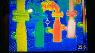 Thermal Imaging On A Heat Exchanger
