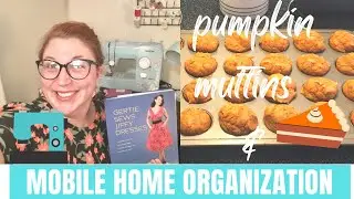BAKE & ORGANIZE WITH ME | SEWING ORGANIZATION | FALL BAKING