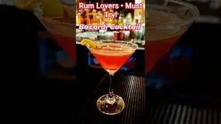 Classic Bacardi Cocktail | Rum Lovers&rsquo; Favourite Mix #cocktail #youtubeshorts #mixology #shorts