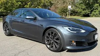 Полностью автономный Tesla Model S Long Range Plus 2020 года… осмотр