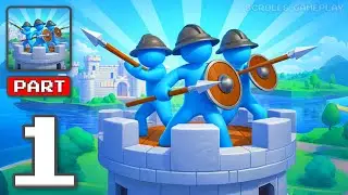 Archery Bastions: Castle War - Gameplay Walkthrough Part 1 - Archers Hold The Line (iOS, Android)