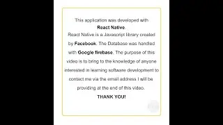 Message App developed with React Native and Google Firebase.