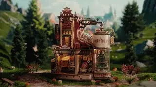 Kerstfabriek - Dream Gift Factory - EAB01 - Robotime - BuilDIY