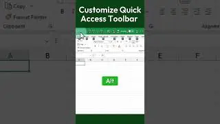 Excel QUICK ACCESS TOOLBAR Made EASY!