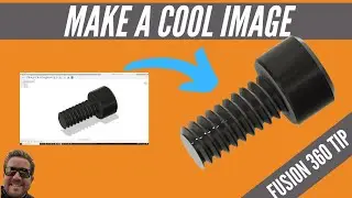 How To Make A Transparent Image In Fusion 360 (No Background)