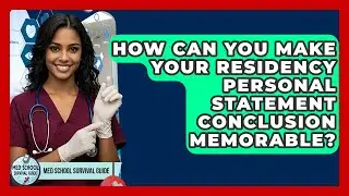 How Can You Make Your Residency Personal Statement Conclusion Memorable? - Med School Survival Guide