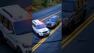 Black Scorpio vs police Scorpio lofar gaming Gta 5 video #shorts #scorpio