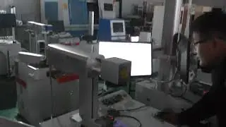 Rotary nut Fiber laser marking machine/лазерный маркер