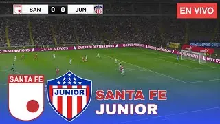 Santa Fe vs Junior Final Superliga de Colombia Vuelta 2026 Partido Simulaci&oacute;n PES 21