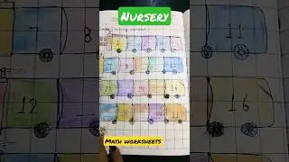 Nursery Math worksheet#nursery#nurserymath#shorts@nursery1331
