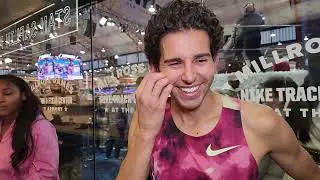 Grant Fisher Breaks World Record, Wins Men's 3000m at Millrose Games [Interview]