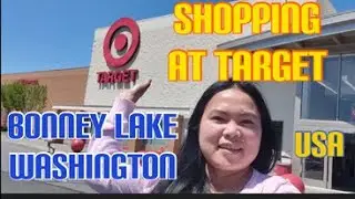 shopping at target, bonney lake. Washington USA