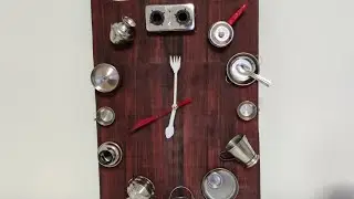 wallclock makeover. kitchen wall clock diy....
