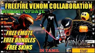 Freefire x venom collaboration  | venom rewards | callback events free diamonds  tamil MR LK GAMING
