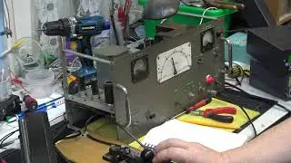 Amateur Radio 1.8Mhz CW attempt & fail no 2 on 1962 homebrew transmitter