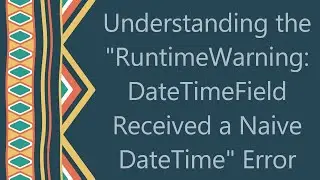 Understanding the 