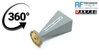 20dBi / WR22 / 32.9 - 50.1 GHz Horn Antenna