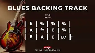 Blues Backing Track in E Jimmy Reed Style 110 BPM