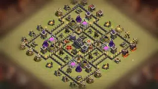 How to 3 star this Popular Th9 Hybrid Base | Clash of Clans