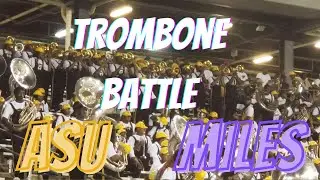 Trombone Fanfare Battle | Alabama State University vs Miles College | Labor Day Classic 2022