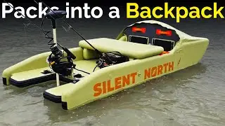 This inflatable boat packs into a backpack but carries two adults.