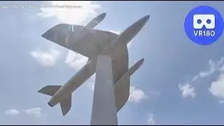 Hawker Hunter FGA.74S SN501 @ Singapore Air Force Museum. VR180 Virtual Experience