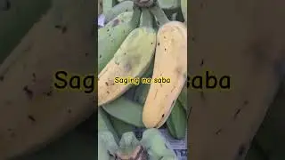 Saging na saba #fruits #pinoyalltimefavorite